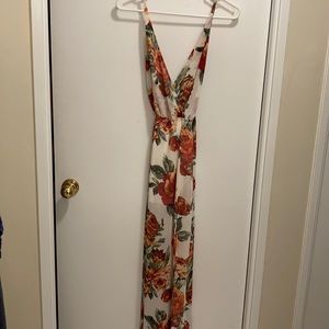 Forever 21 Floral Maxi Dress (Shorts underneath)